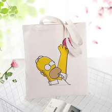 Желтая мультяшная Холщовая Сумка, вместительная сумка для покупок, сумка с пользовательским принтом, текстовый логотип, сделай сам, ежедневное использование, экологическая многоразовая утилизация