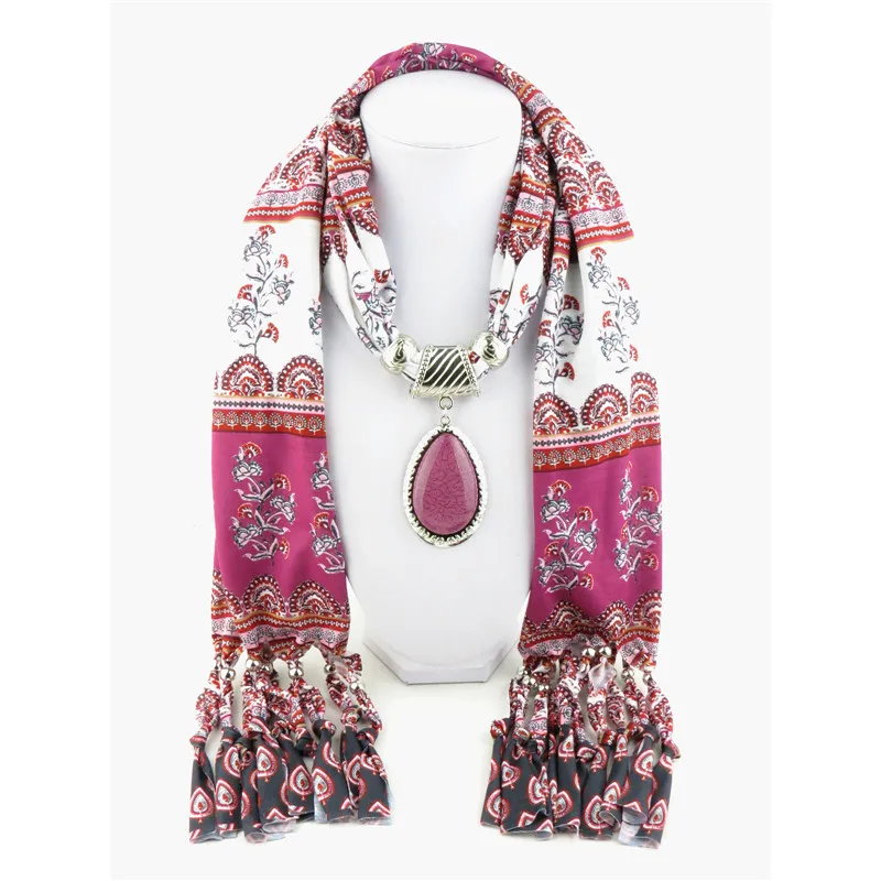 RUNMEIFA ювелирное массивное ожерелье подвеска в виде капли воды шарф женский шейный