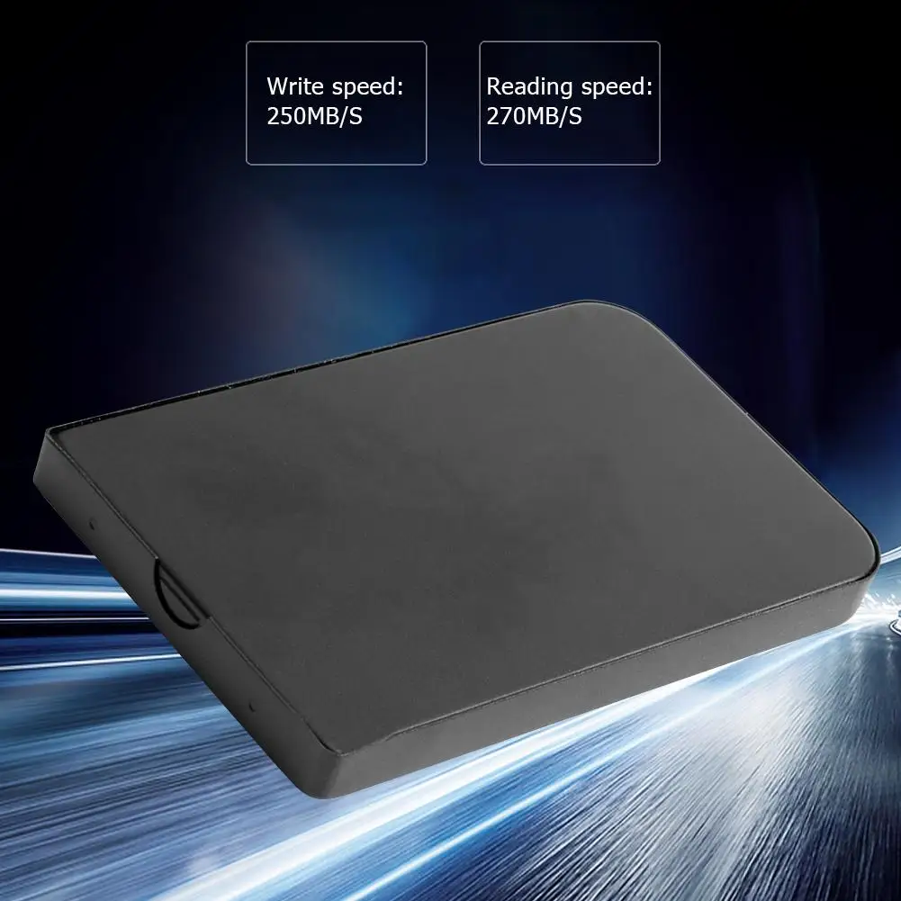 2.5 inch External HDD Black Plastic High Speed Micro B to USB 3.0 PC Mechanical Hard Disk Drive Computer Accessories