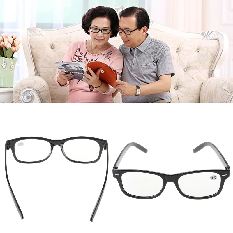 Классическая черная оправа Ретро стиль весенние очки для чтения + 1 0 4 0|glasses