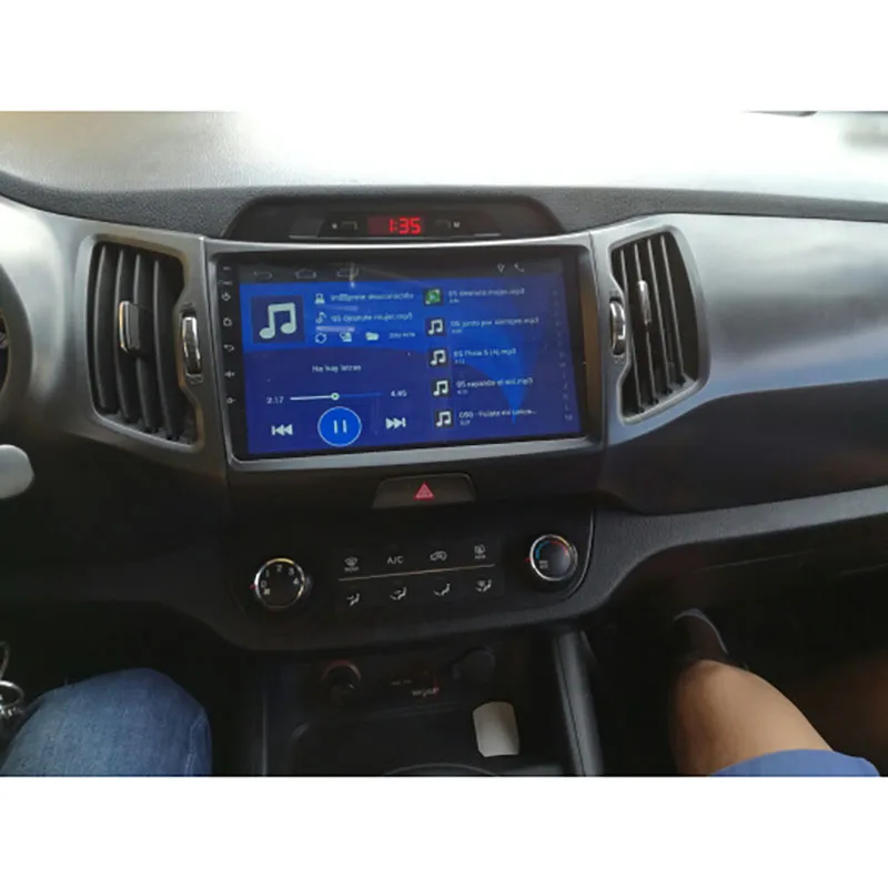 Best CHOGATH 1024*600 Android 9.0 car dvd for KIA sportage 2011 2012 2013 2014 2015 car pc head unit gps navigation 2din car stereo 4