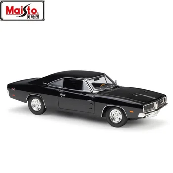 

MAISTO 1:18 1969 DODG CHARGER R/T Diecasts Simulation Alloy Car Model Collection Metal Gifts Children Toys Vehicles with Box