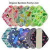 5Pcs Reusable Panty Liner Regular Flow Menstrual Pads Organic Bamboo Cloth Tampons Urinary Incontinence Sanitary Pads With Bag 2