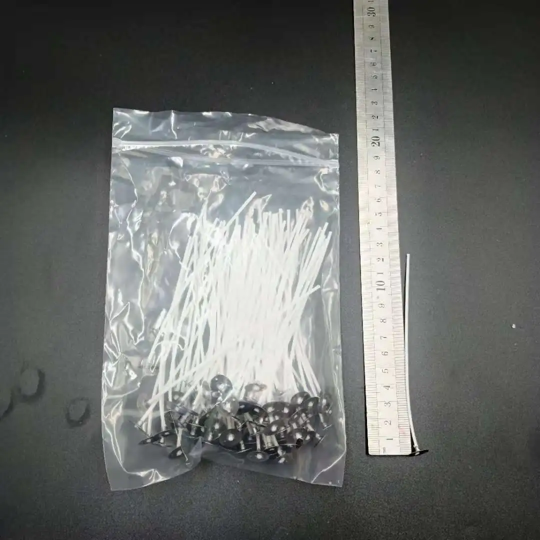 DIY Smoke Free la xin Closely Weaving la xin 8-20cm100 Sticks Cotton Wicks Ghee Wick Wax Line