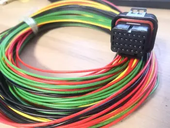 

26 Pin/Way ECU Computer Connector Oil Gas Electrical Plug With 200cm Cable Wire Pigtail For Tyco AMP 3-1437290-7 3-1437290-8