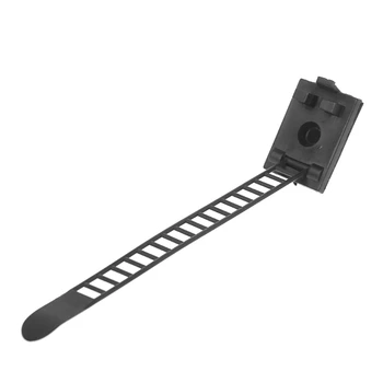 

100 Pcs Adjustable Cable Clips Self-Adhesive Cord Fixer Wire Clamp Strap Holder