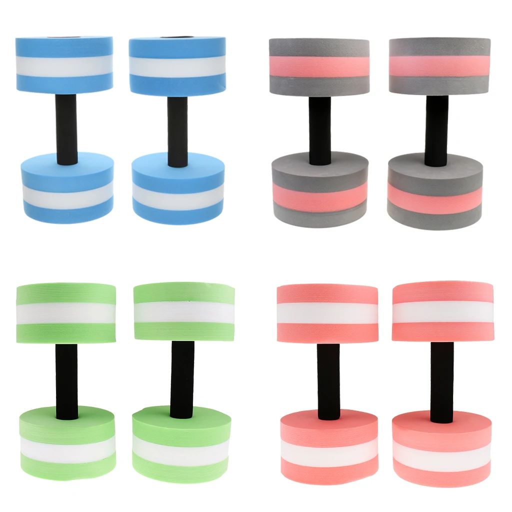 Aqua Dumbbells Set Provides Resistance For Water Aerobics Fitness and Pool Exercises Fitness Equipments