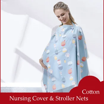 

Cotton nursing covers Breathable Breastfeeding Privacy Apron Outdoors feeding Baby cloth Stroller cover Towel Mum Shawl Clothes
