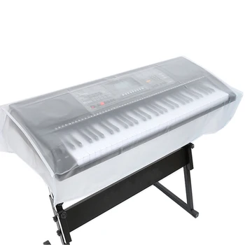

HOT-Keyboards Cover Electronic Organ Digital Piano Dust Cover Transparent Grind Arenaceous Waterproof Protect Bag