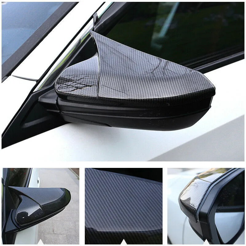 Для Honda Civic 2016 2017 2018 10th крышка зеркала заднего вида из АБС пластика глянцевая