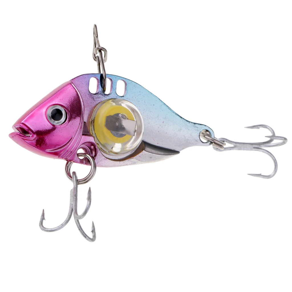FLASHING LED Flash LIGHT Fishing Lure BAIT Deepwater Crank Bass Pike Casting