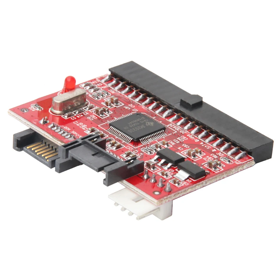 Oullx-adaptador em Ide para Sata Sata para Ide Conversor de 3.5 e 40 Pinos para Dvd cd Hdd Transferência Bidirecional para pc Cabo de Dados Sata - Imagem 5