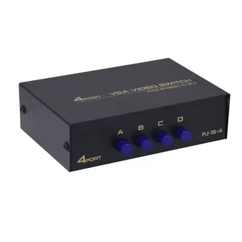 

4 Ports Displayport TV Projector Stable Splitter Box For Computer HDMI USB 2.0 KVM Switch Accessories VGA Hub Sharing Selector