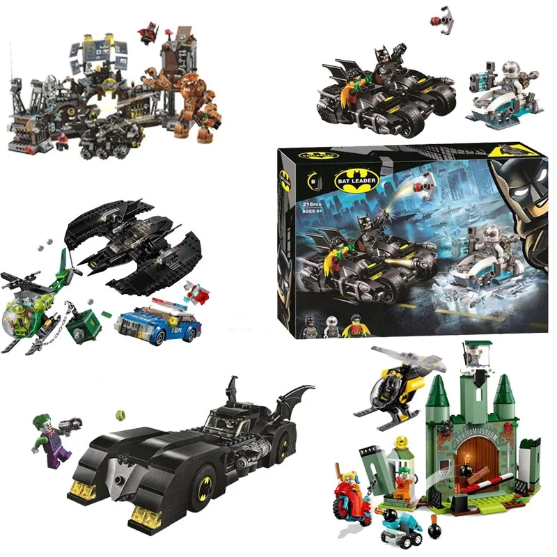 

2020 New Super Heroes Dc Batcaves Clayface Invasion Compatible Lepining Batman 76122 Building Blocks For Kids Christmas Gift