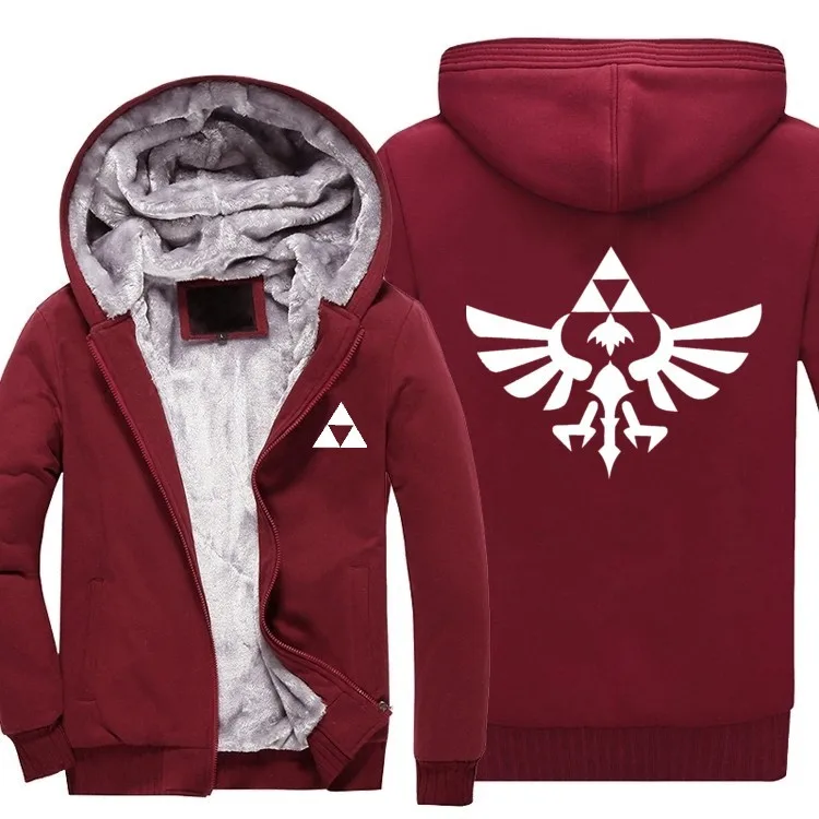Худи для оптовых продаж высокое качество осенне зимняя куртка игр Zelda плотные