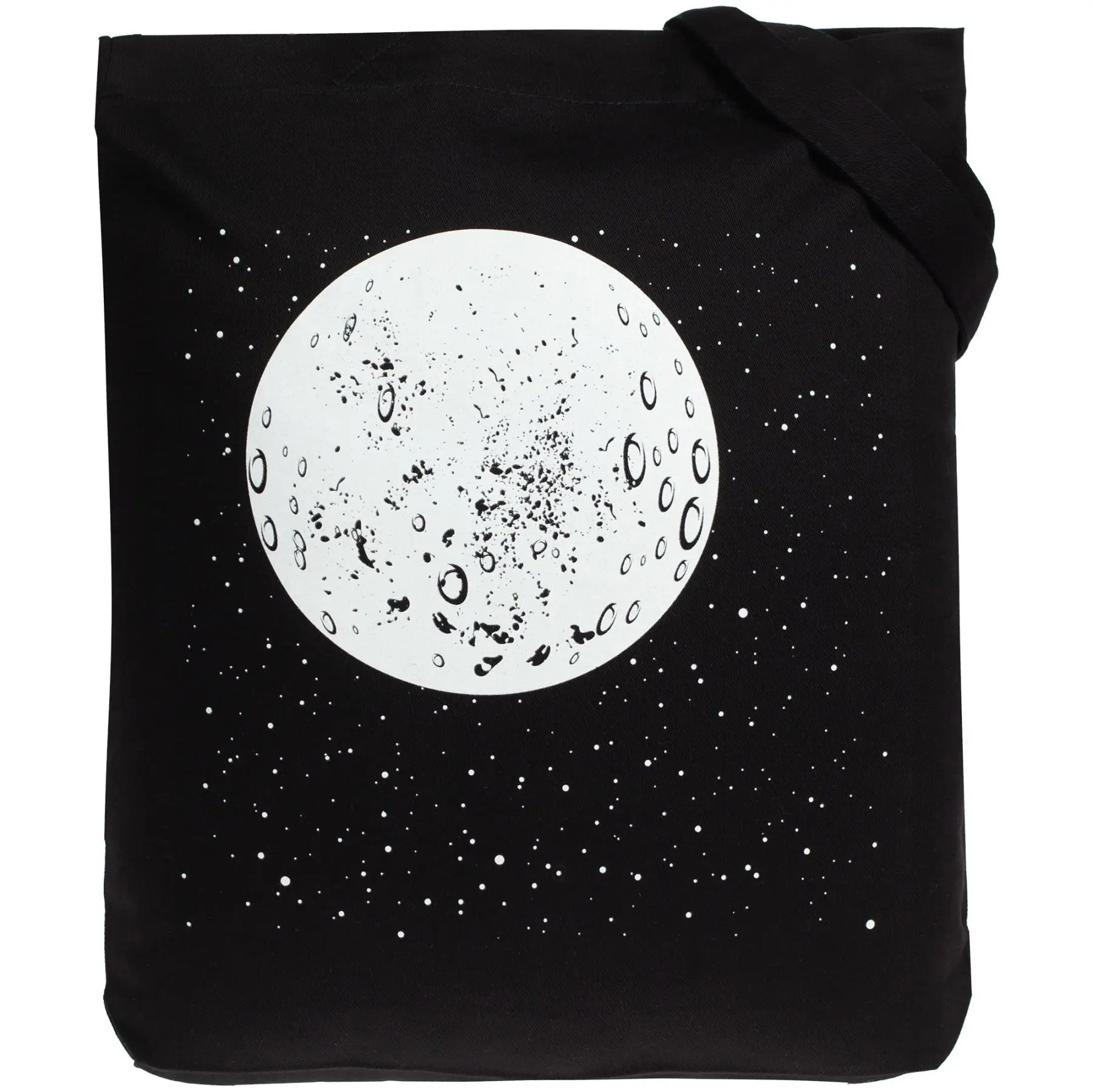 Canvas bag &quotwhat ever under the moon's with luminous print | Багаж и сумки