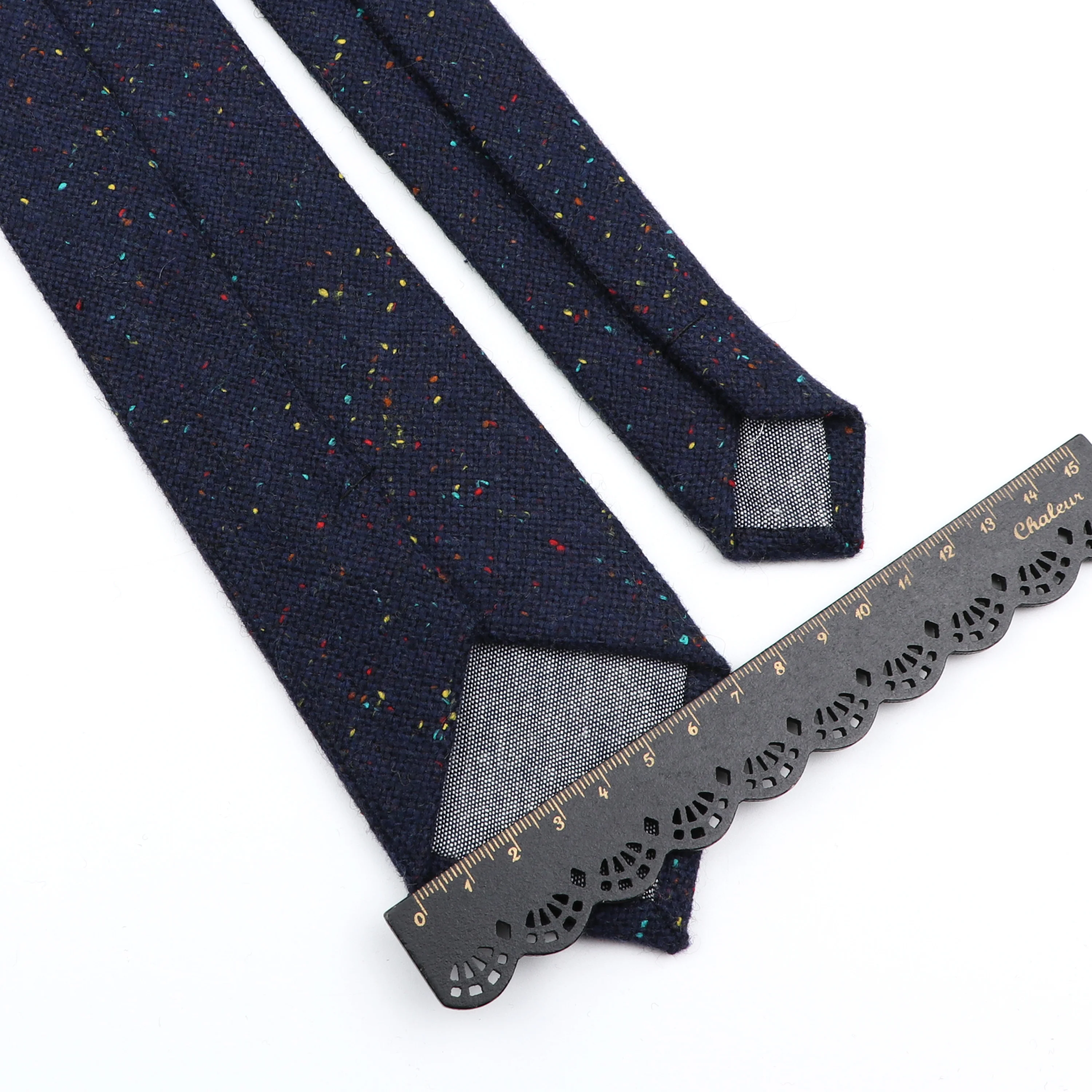 Cashmere Wool Necktie 7CM Solid Color Formal Wedding Party Europen Style Red Brown Green Gray Clothing Tie Gift neck tie
