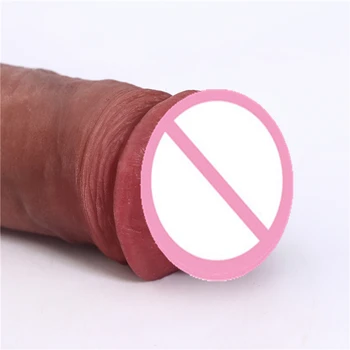 Dildo Realistic G spot Stimulate Soft Silicone Simulation Penis Huge Big Dick Suction Cup Erotic Adult Sex Toys For Women Gay 3