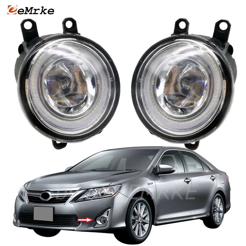 2 шт. противотуманные светодиодсветодиодный фары ангельские глазки для Toyota Camry