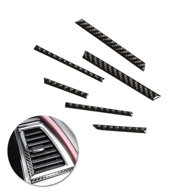 

Панель управления для Toyota Highlander 2015, 2016, 2017, 2018, автомобильная Центральная панель управления, вентиляционное отверстие, рамка из углеродного волокна, декоративная крышка