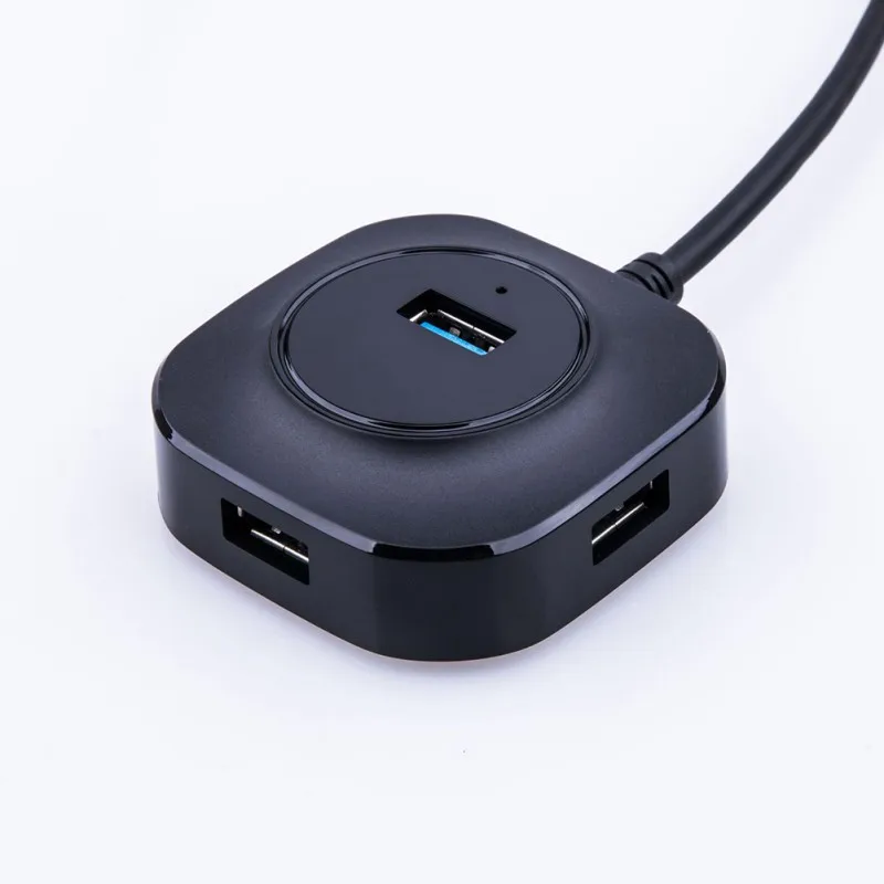 

4-port USB Hub Safe Efficient Hub USB 3.0 Hub Environmental Protection ABS Material USB Hub