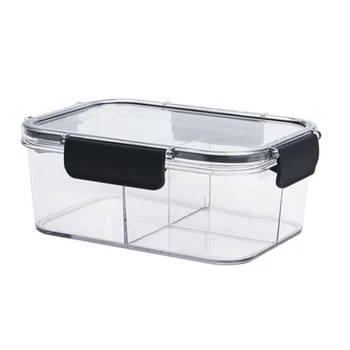 

Transparent Visible Refrigerator Crisper Classification Storage Box Sealed Jar For Fruit And Vegetable Preservation HFing