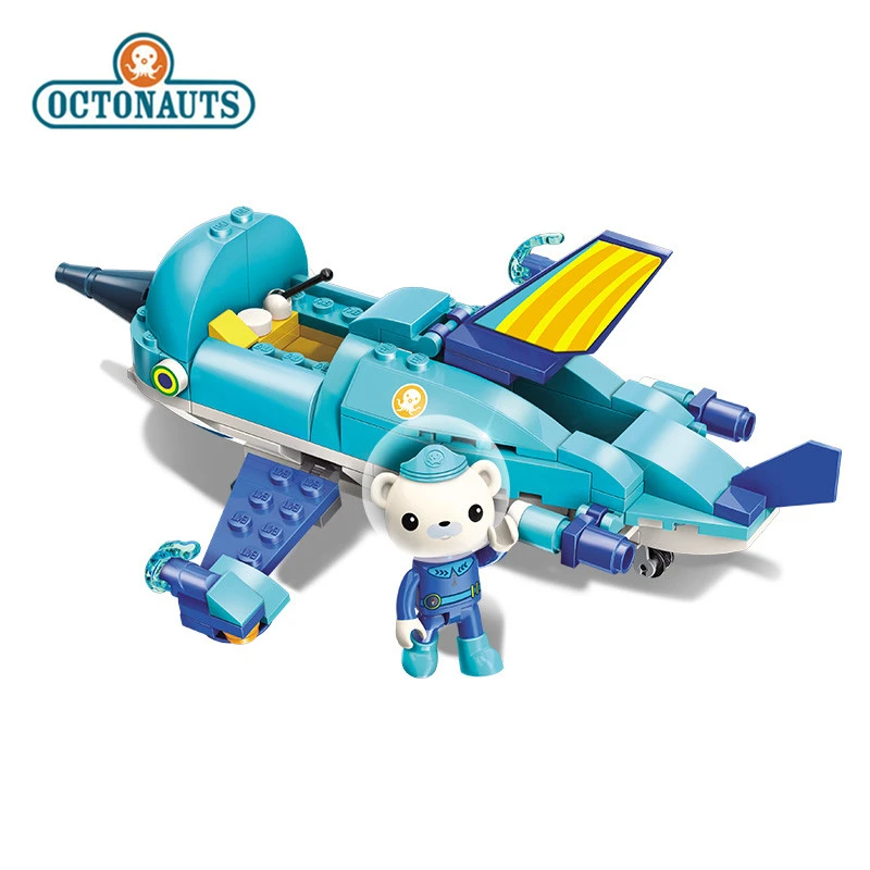 

Octonauts 116Pcs Sailfish Boat Building Block Toys Educational DIY Assembled Ship Small Particles Blocks Bricks Children Toys