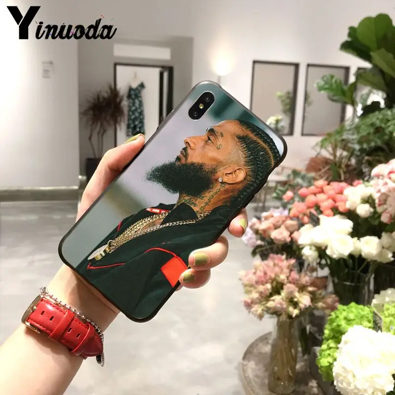 Yinuoda Рэппер Nipsey Hussle Coque Shell чехол для телефона Apple iPhone 8 7 6S Plus X XS MAX 5 5S SE XR 11pro max мобильный чехол - Цвет: A5