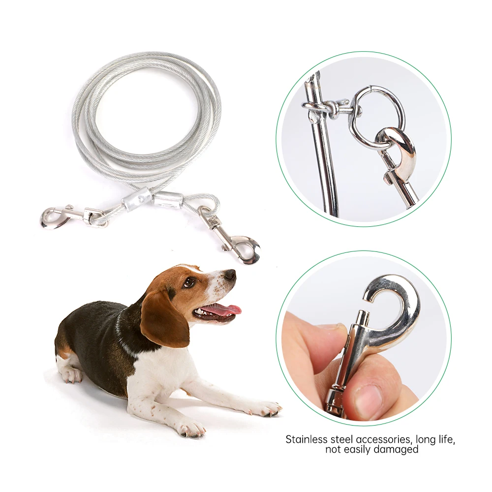New Pet Leash Fixed Pile Dog Stake Leash For Outdoor Camping Garden