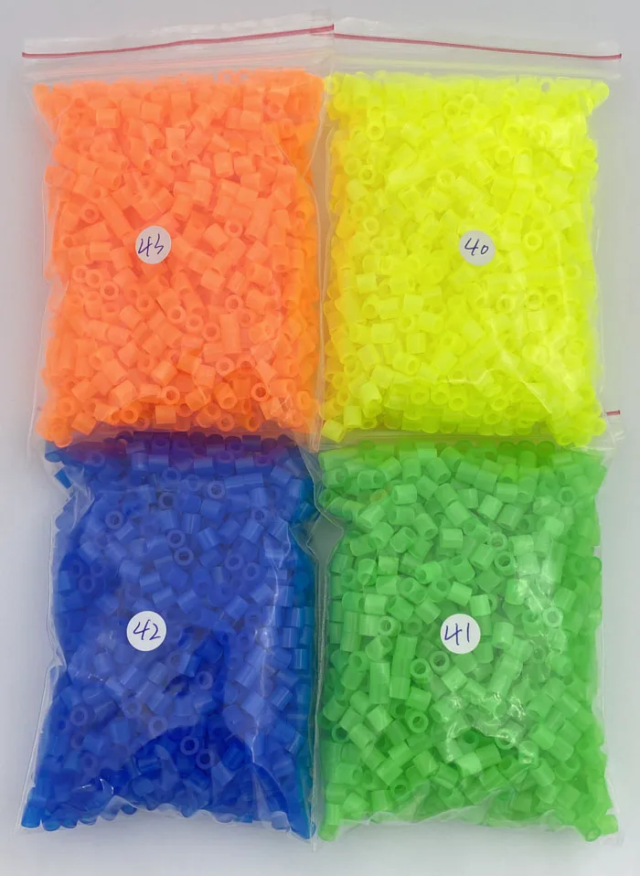 Rainbow Mix Iron Beads Craft Kit - 2000 Pieces for Creative Kids' Projects