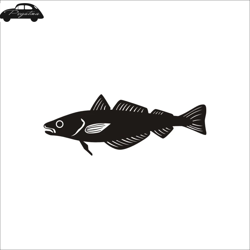 Pegatina Cod Fish Gadus Car Decal Gadus Morhua Posters Boat Decals Decor Mural Wall Sticker Angling Hooks Shop Vinyl