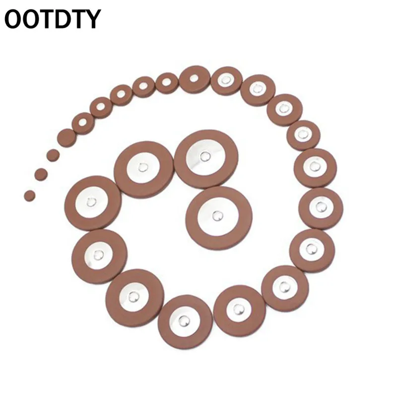 OOTDTY 25 шт. альт саксофон Саксофон remplacement Bois искусственной колодки en cuir
