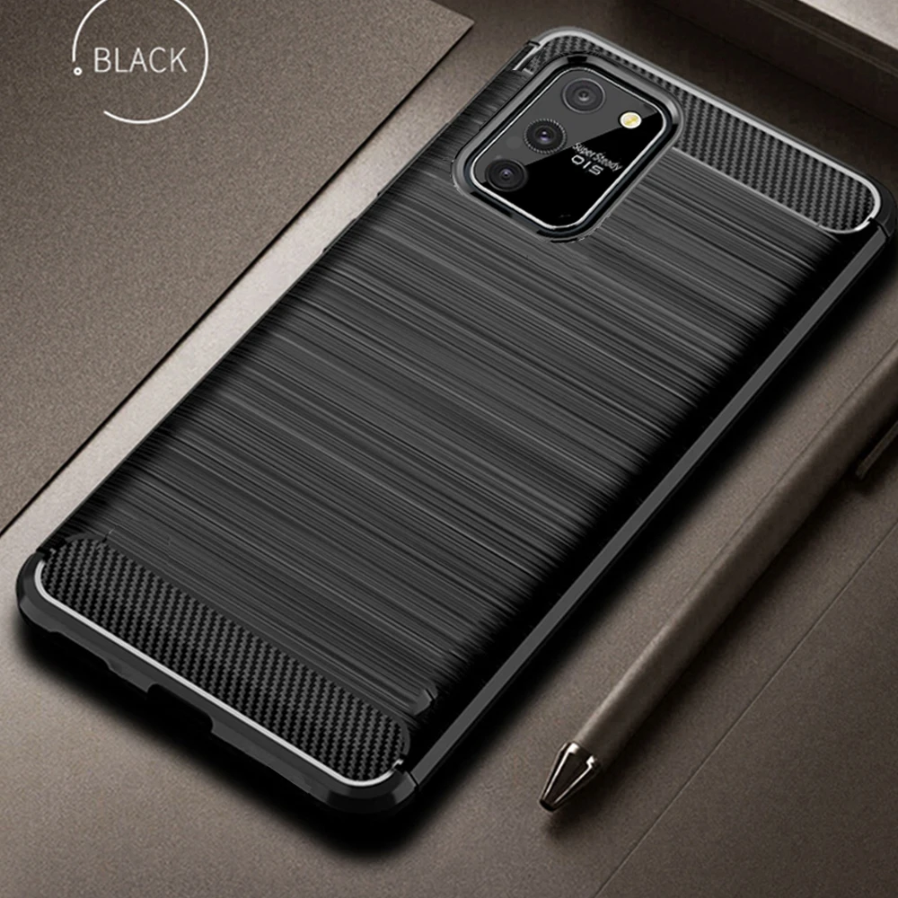 Carbon Fiber Cover Case for Samsung S20 Ultra S10 S9 S8 Note 9 10 Plus Lite A6 A7 A8 A10 A20 A40 A50 A60 A51 A71 Rugged Protect | Мобильные