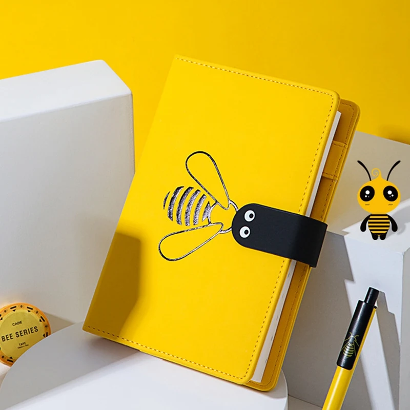

2020 Agenda Planner Organizer B6 Diary Monthly Notebook and Journal Cute Bee Weekly Grid Note Book Travel School Handbook