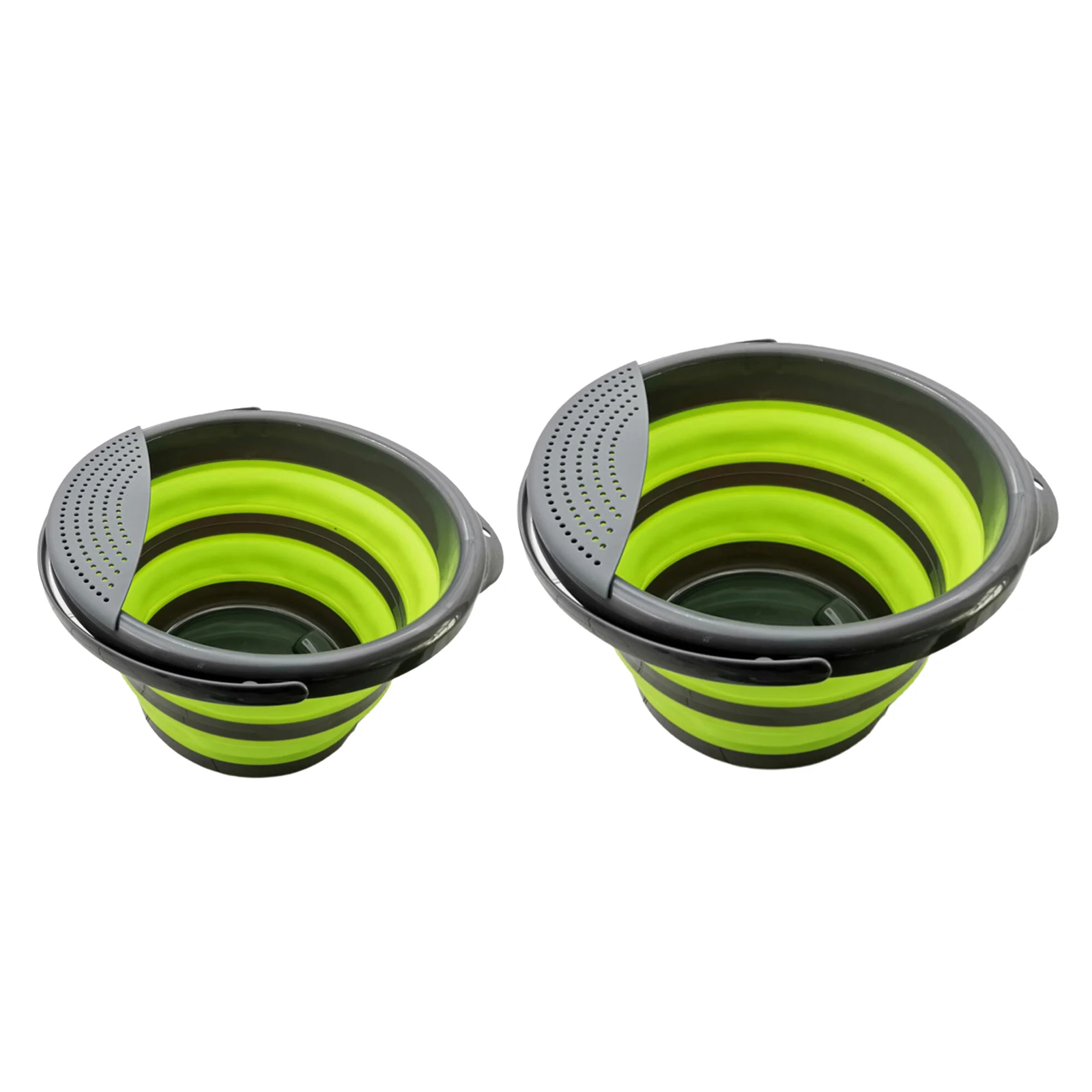 Collapsible Plastic Bucket Foldable Round Tub Portable Fishing Water Pail Space Saving Storage Indoor Outdoor Waterpot