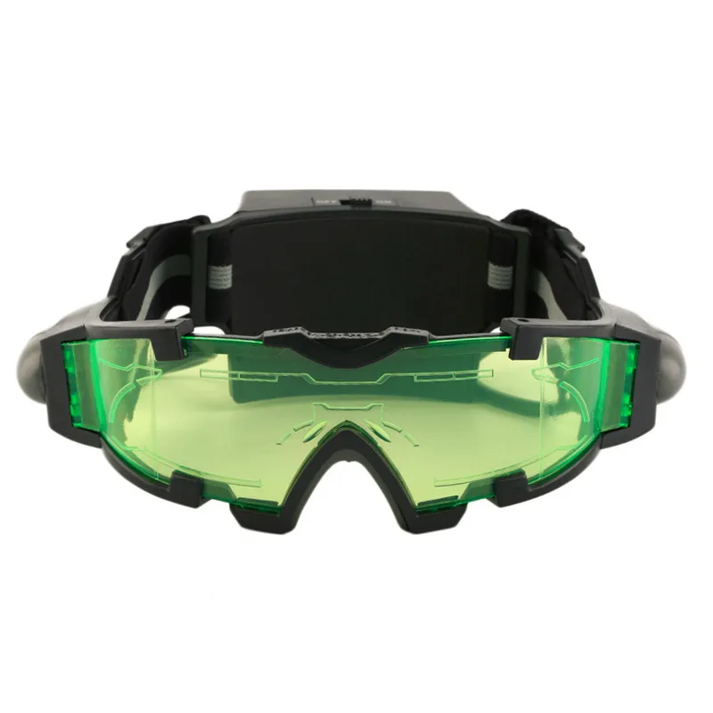 Регулируемая ветрозащитная эластичная лента очки ночного видения стекло Защита для детей стекло es зеленые линзы защита для глаз с светодиодный