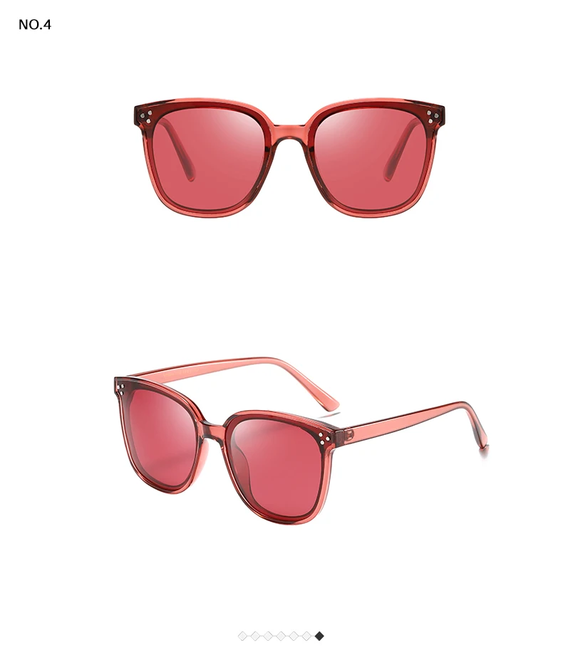 AEVOGUE Поляризованные Солнцезащитные очки женские Popupar прозрачные Квадратные ретро солнцезащитные очки винтажные Oculos унисекс UV400 AE0671