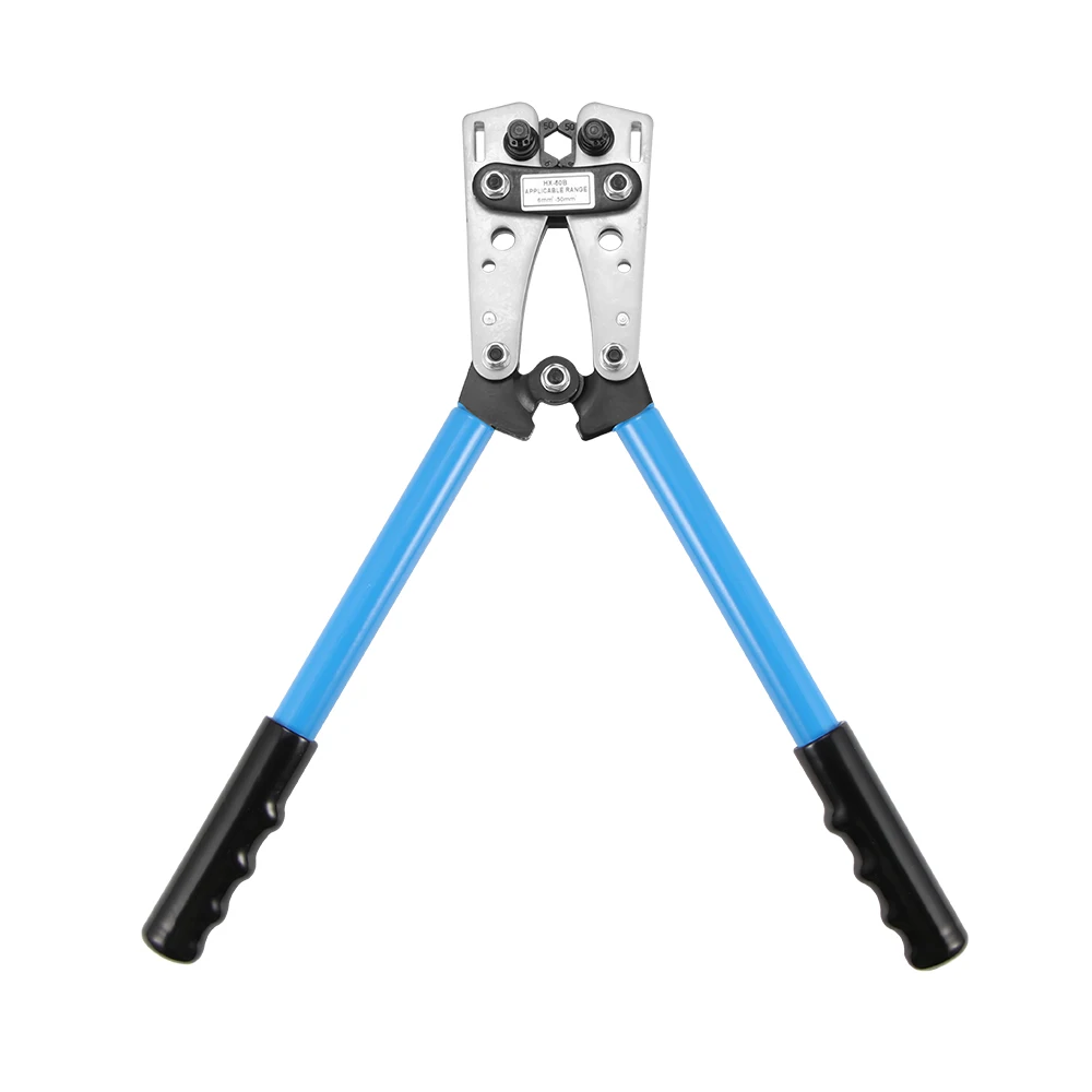 

TiOODRE Crimping Pliers Crimping Pliers Cable Lugs Crimping Pliers Cable Lug Pliers Set 6-50 Mm² For Non-Welding Repair Tool