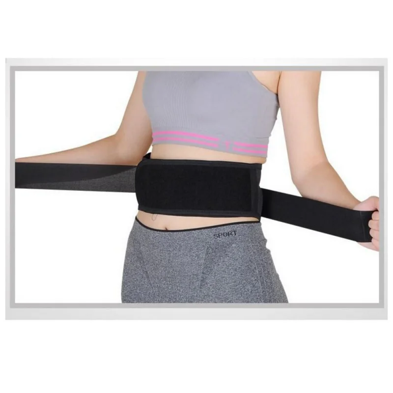 Waist Support Waist Lumbar Disc Therapy Belt Support Brace Self-heating Magnetic Tourmaline Shock Absorption Waist Pads