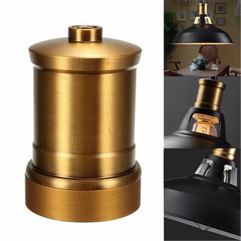 Vintage Lamp Cover Retro Aluminium E27 Light Socket Holder for Lighting 10A 110V-250V Accessories | Лампы и освещение