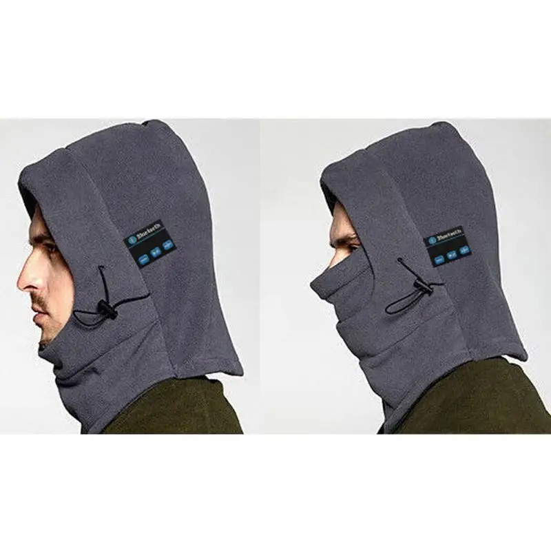 Наушники с Bluetooth, шапка, маска для лица, зима-осень, беспроводные наушники, музыкальные наушники, soрt cap