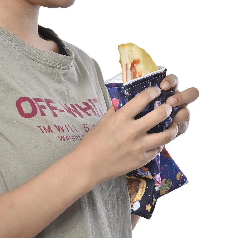 3 шт многоразовая сумка для хранения продуктов, посылка для закусок, водонепроницаемая бумага для сэндвича, хлебная упаковка, портативный контейнер для еды для путешествий, кемпинга