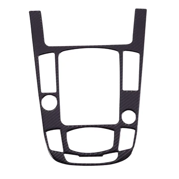 

Carbon Fiber Gear Panel Cover Trim Car Center Console Decoration Protection Gear Shift Panel Cover Trim for A4