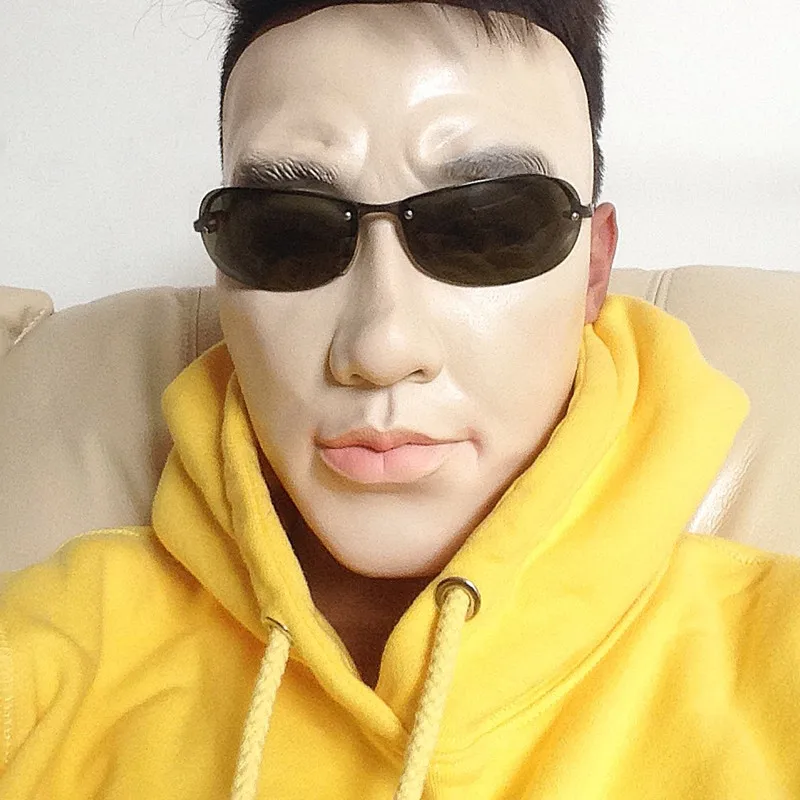 Сексуальная Реалистичная маска для мужчин маскарадная латексная вечерняя