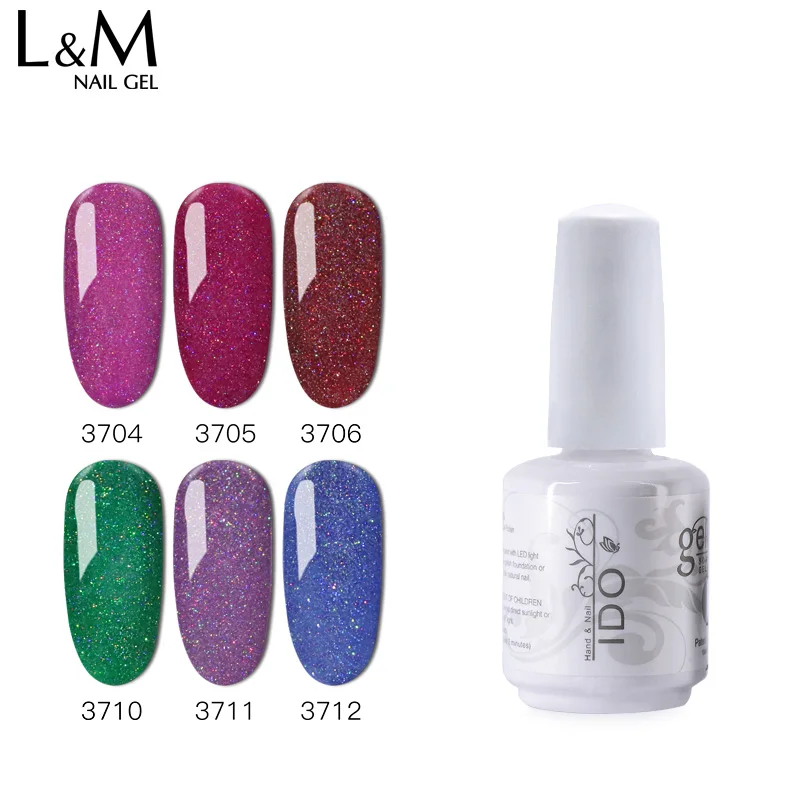 3 шт./партия лак для ногтей Радуга 15 мл|gel gel|step gel nail polishgel polish |