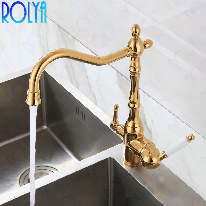 rolya golden victoria style 3 way water filter taps (9)