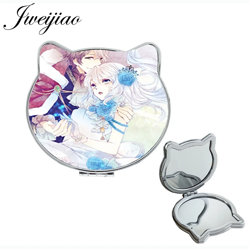 JWEIJIAO классический nihon kawaii Девушки ручной Макияж Зеркала Nippon мультфильм фирменный дизайн карманное зеркало винтажные изделия ручной работы DM116 - Цвет: DM123