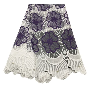 

2019 Latest French Nigerian Laces Fabric High Quality Tulle African Laces Fabric Wedding African French Tulle Lace 03