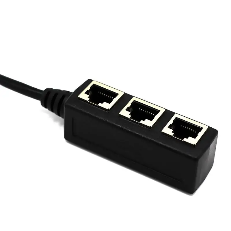 LAN Ethernet сети RJ45 Мужской до 3 женский разъем сплиттер адаптер кабель поддержка дропшиппинг
