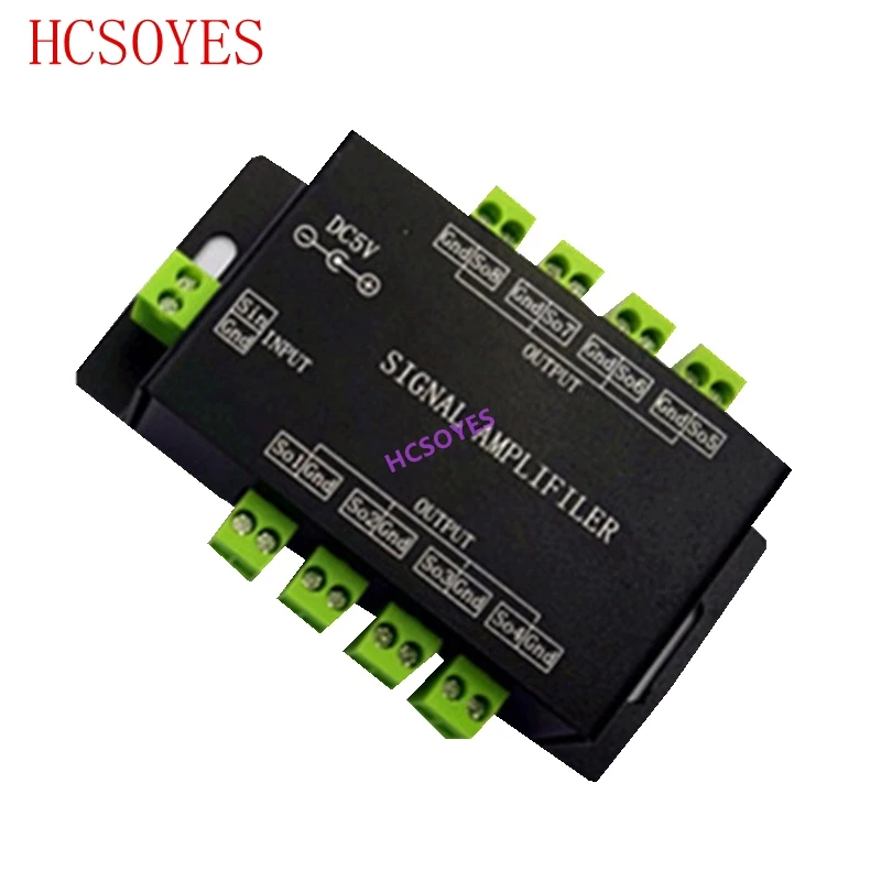 Усилитель сигнала DC5V-24V через SPI выходной сигнал симфония 8 групп управления